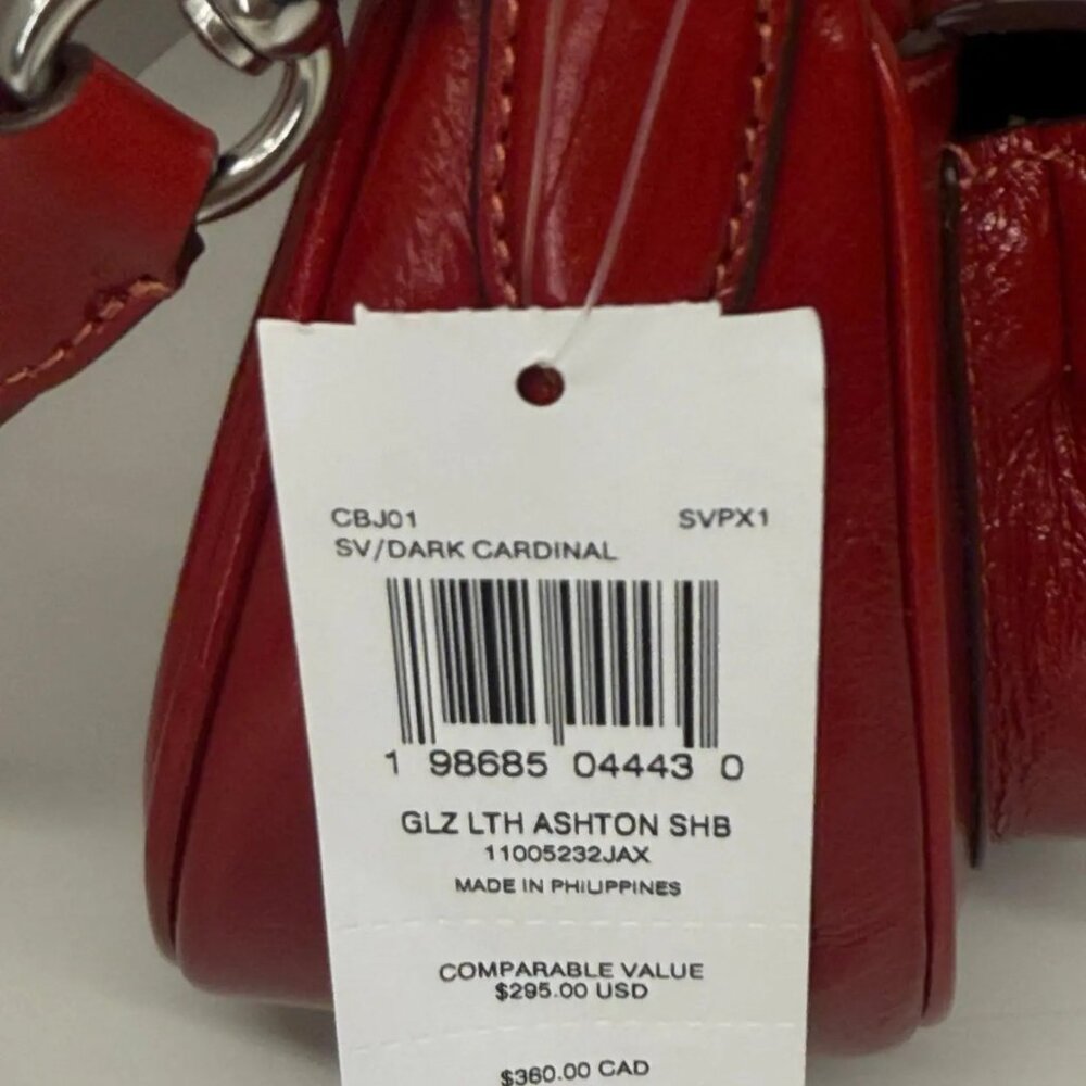 Red Coach Ashton Baguette - Picture 3 of 3